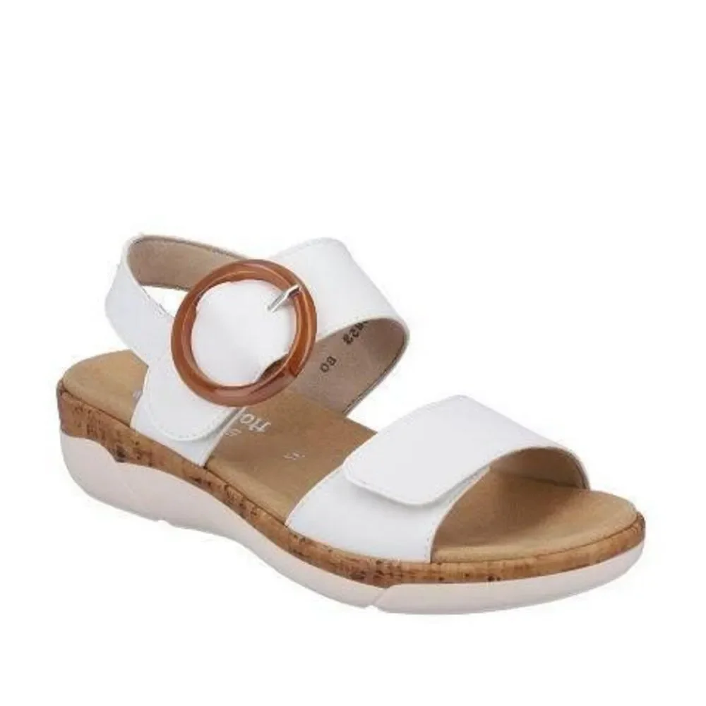 Remonte Jocelyn 53 Sandal in Weiss Summer, Casual, Comfort, Boho-Chic, Beach